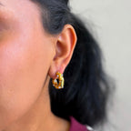 Pearl & Crystal Luxe Hoops