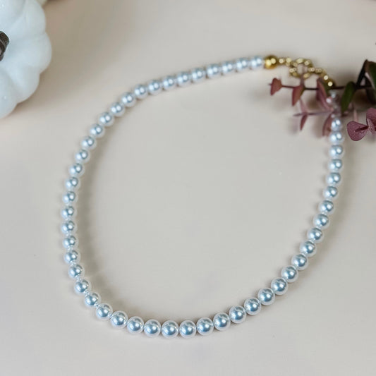 Classic Pearl Bead Necklace
