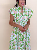 Spring Tulip Midi Dress