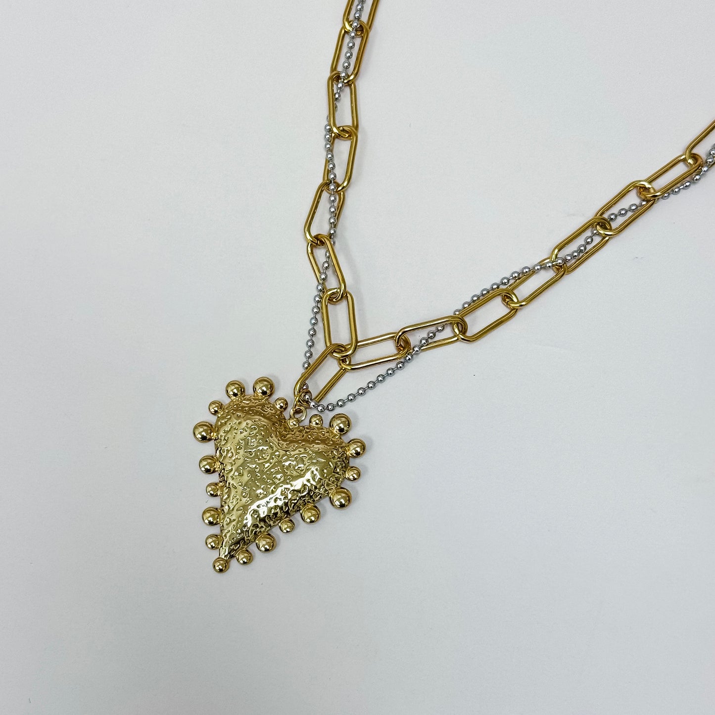 The Devotion Heart Chain Necklace