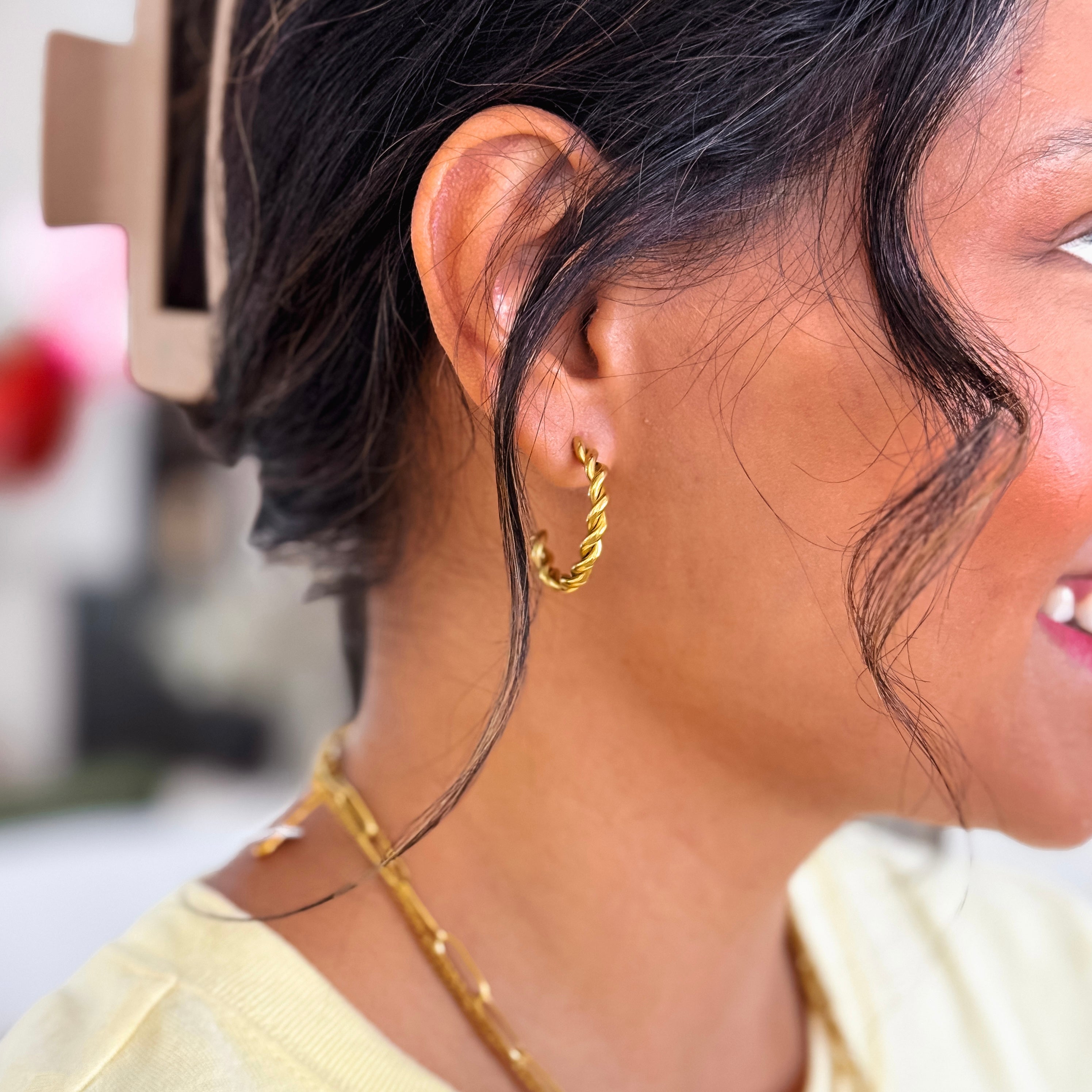 Threaded Grace Hoops