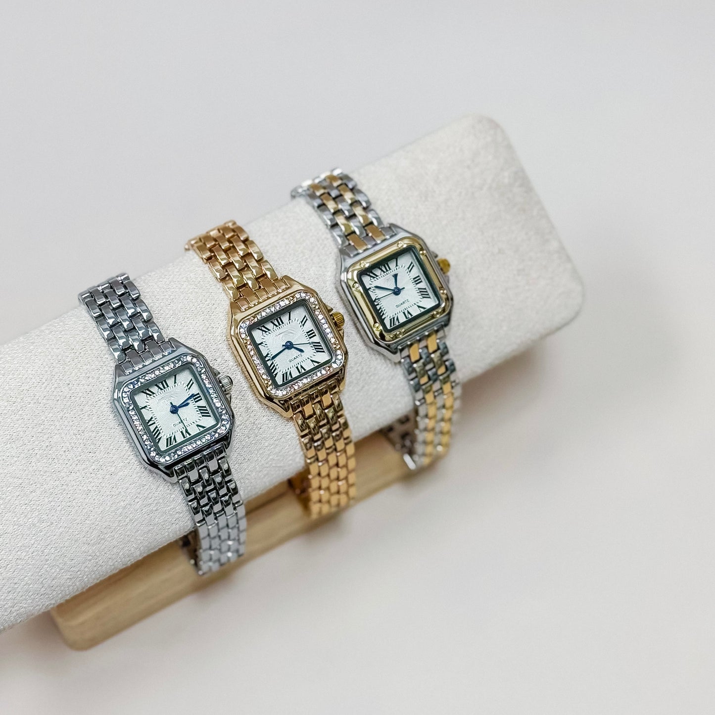 The Evergold Two-Tone Rectangle Watch