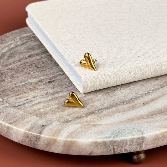 Heart Studs