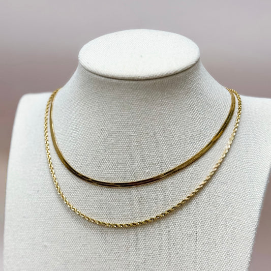 The Everlayer Dual Chain Necklace