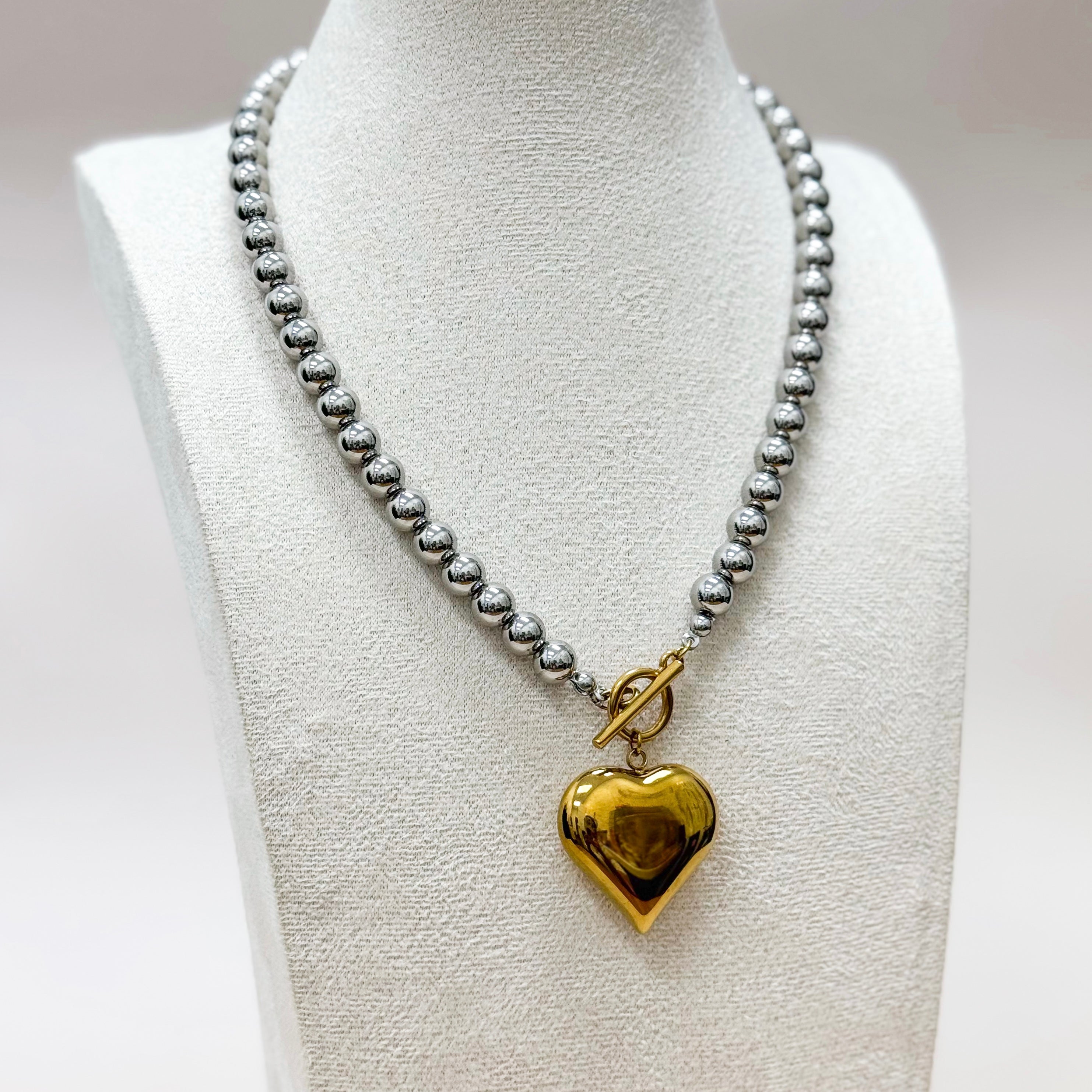 The Amora Necklace - Two Tone