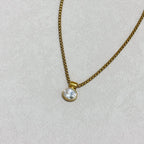 Everlume Bezel Crystal Necklace