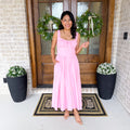 Pink Princess Midi Dress