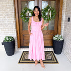 Pink Princess Midi Dress