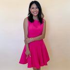 Fuchsia Flair Mini Dress