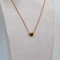 Midnight Heart Pendant Necklace