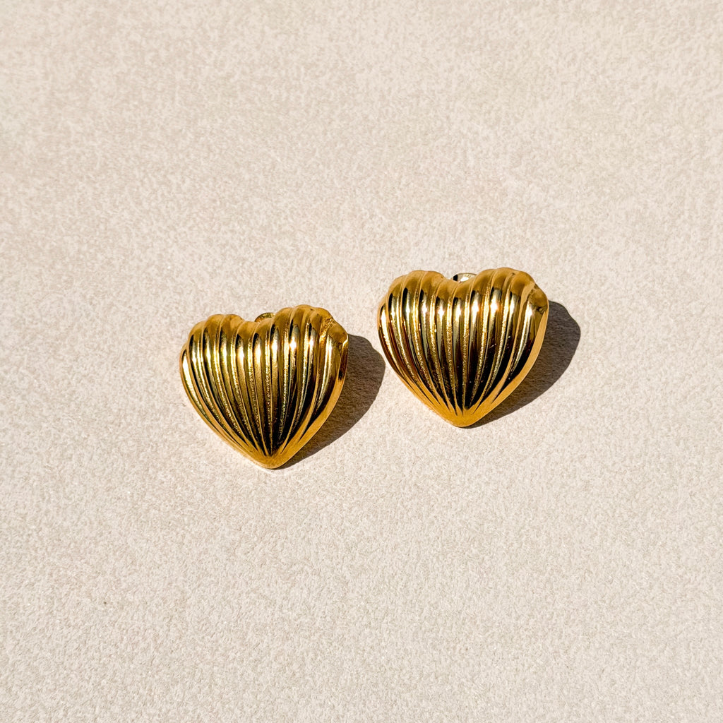 Soleli Heart Studs