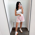 Lace Trim Activewear Shorts