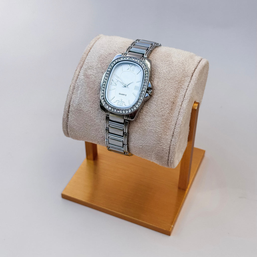 Evelyn Oval Crystal Watch