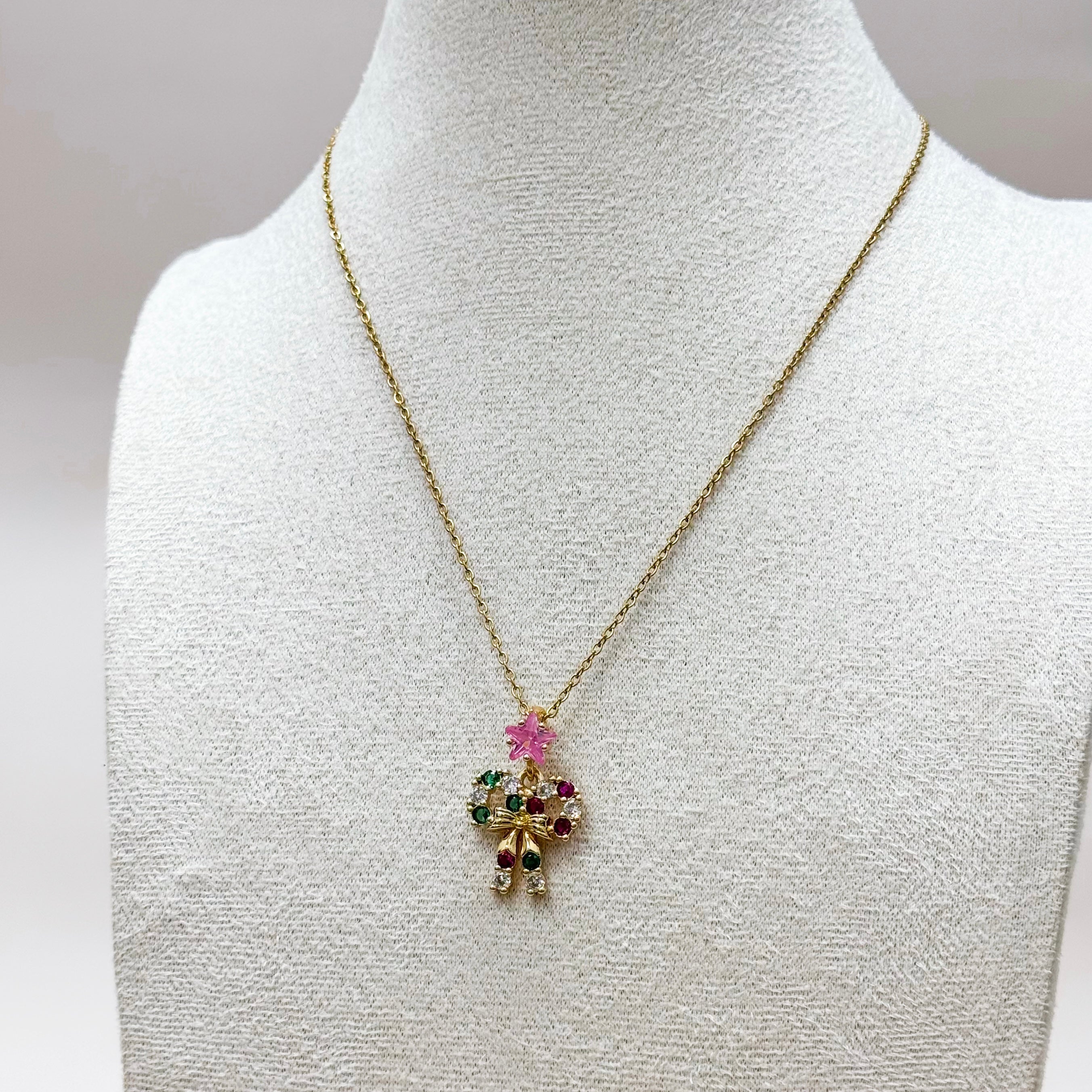 Noel Bow Necklace
