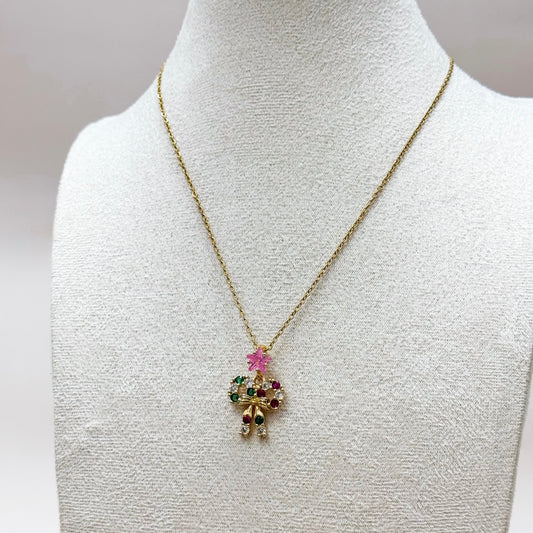 Noel Bow Necklace