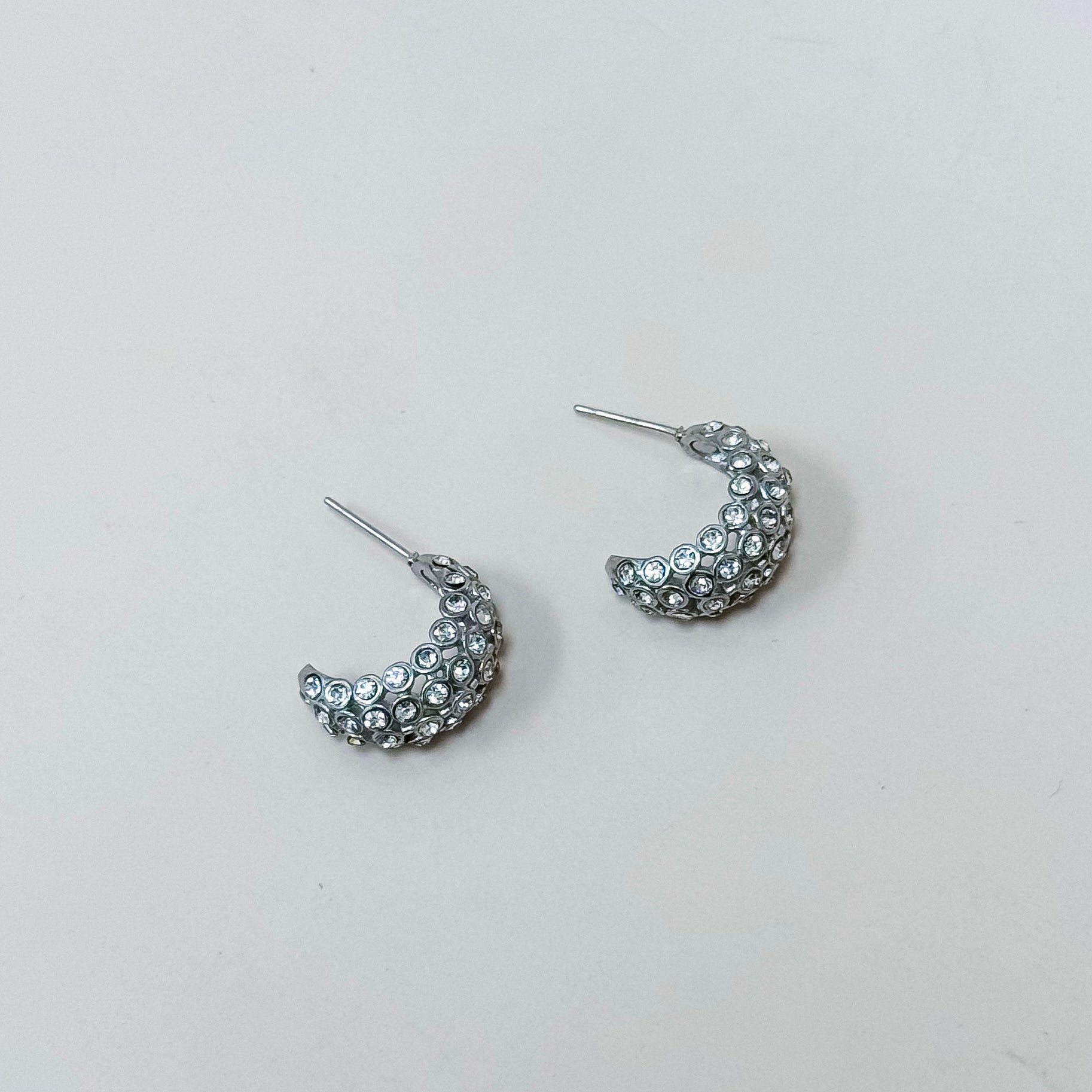 The Luminelle CZ small Dome Studs