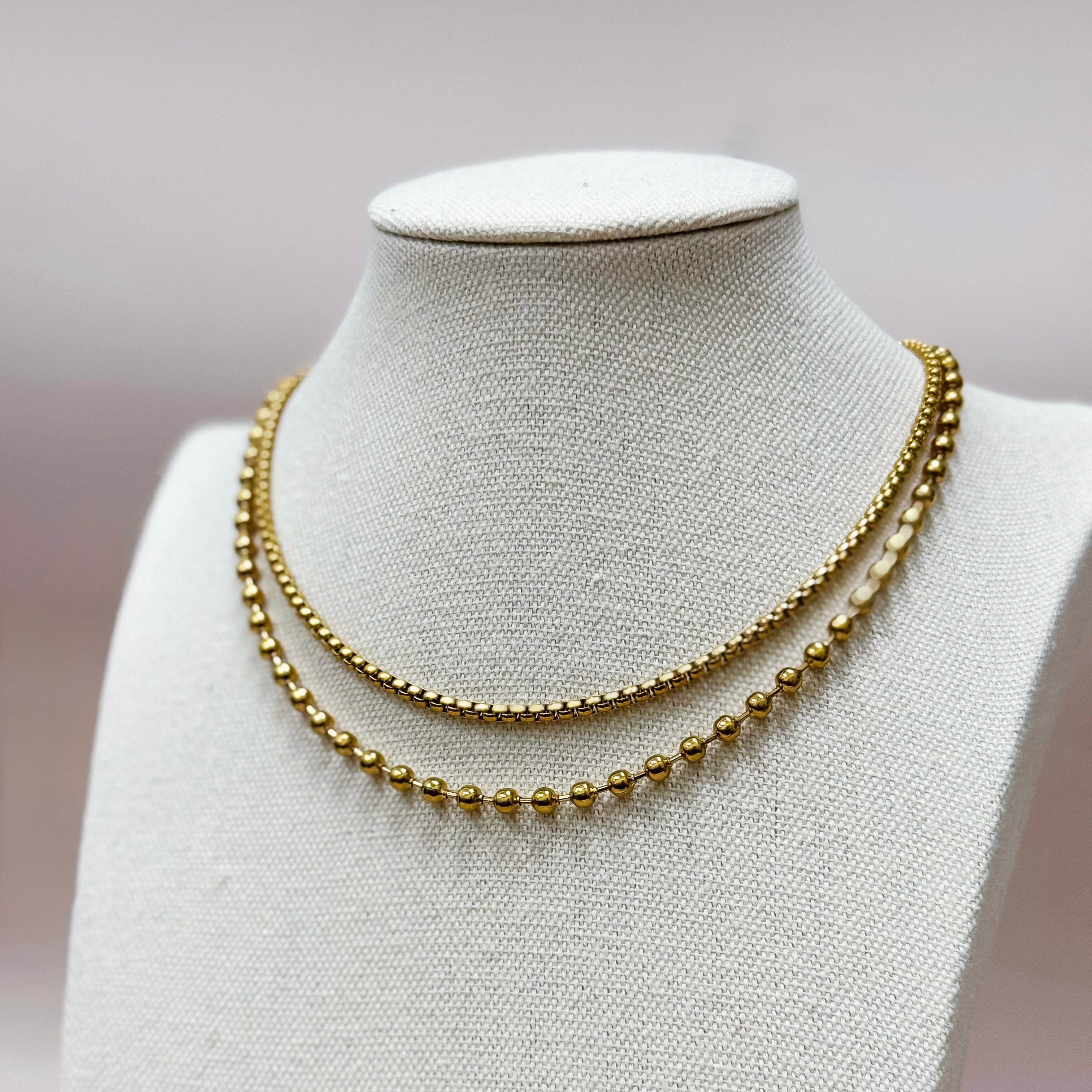 The Lumi Layered Bead Necklace