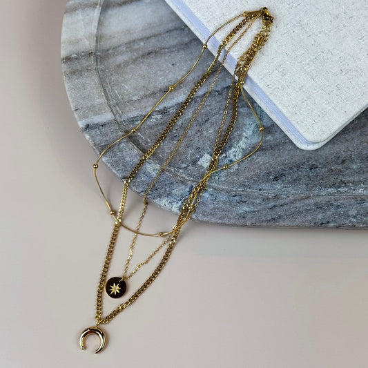 Lunaria Layered Necklace