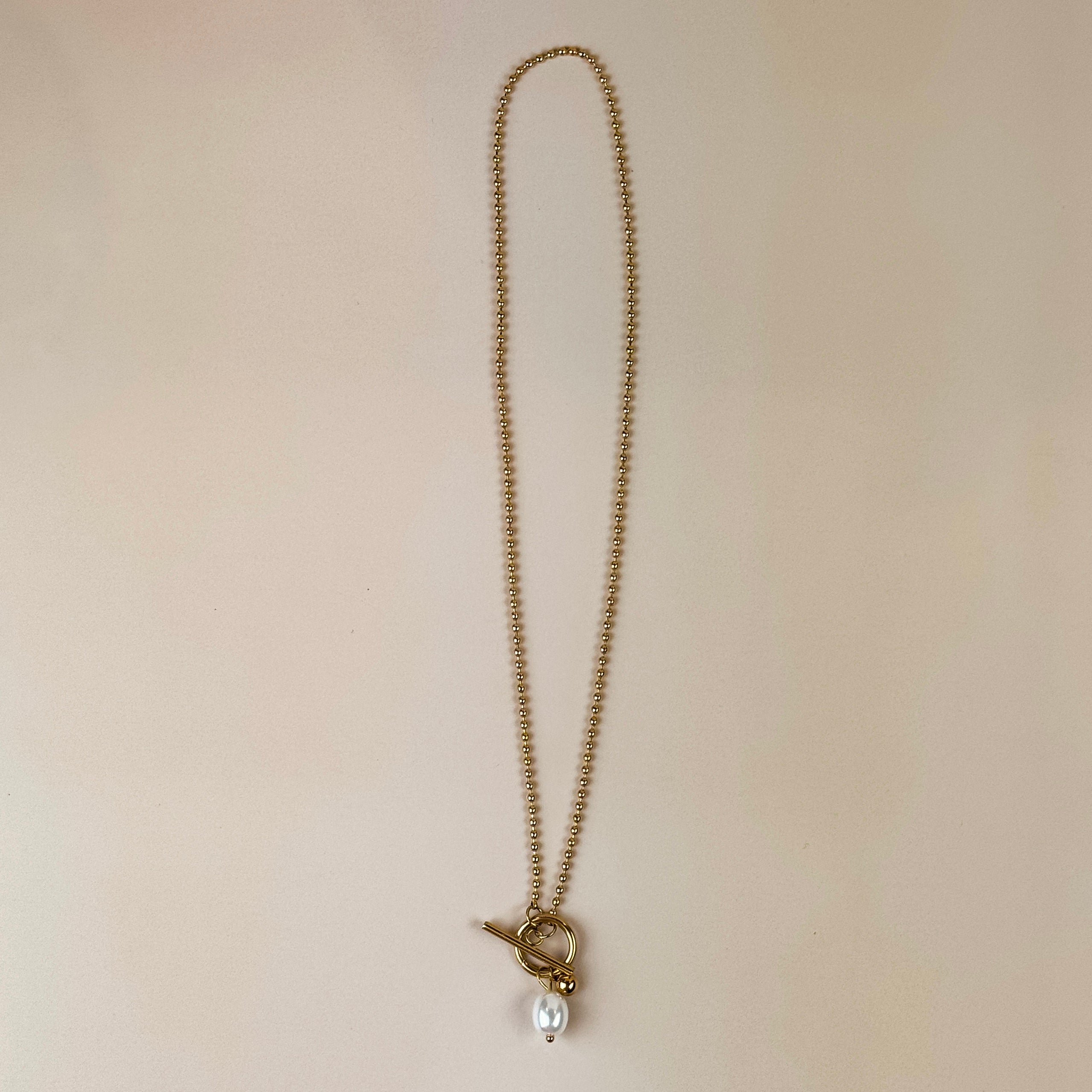 Luma Pearl Charm Necklace