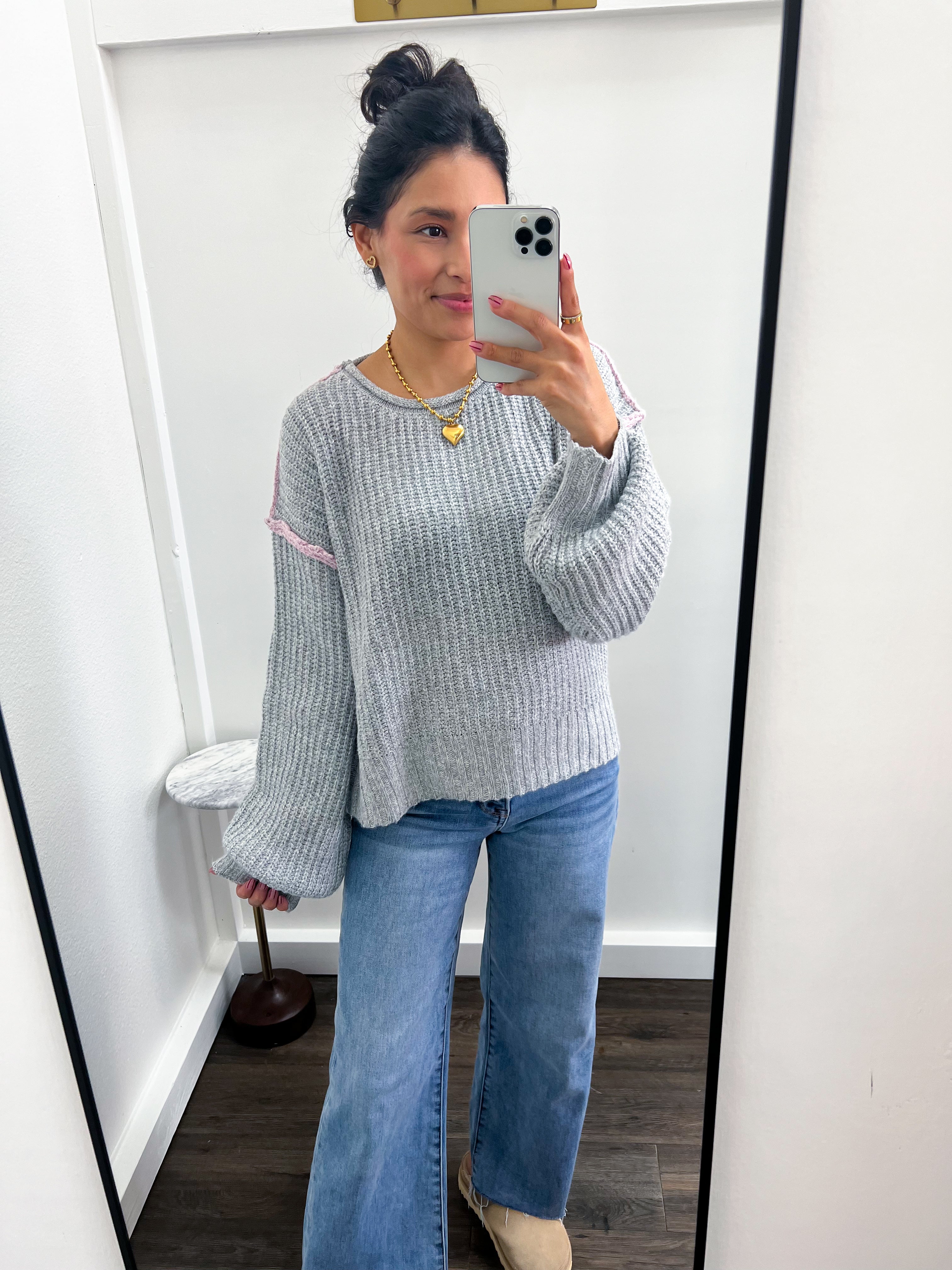 Long Sleeve Slouchy Sweater