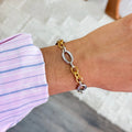 Mixed Metal Link Bracelet