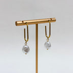 Modern Pearl Hook Drop Earrings