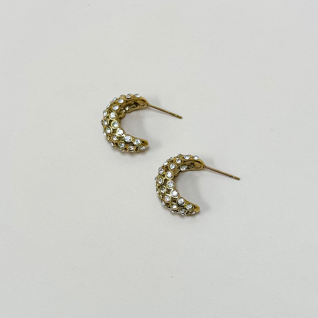 The Luminelle CZ small Dome Studs
