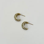 The Luminelle CZ small Dome Studs