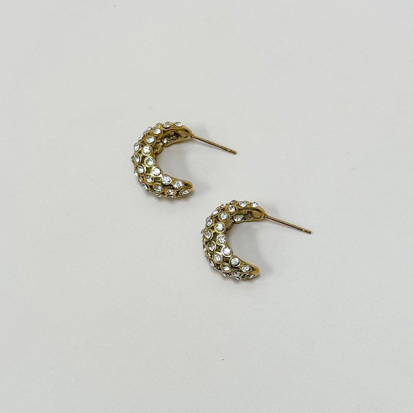 The Luminelle CZ small Dome Studs