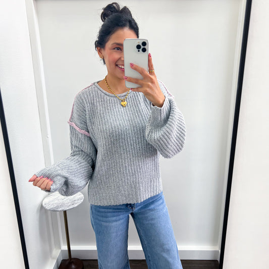 Long Sleeve Slouchy Sweater