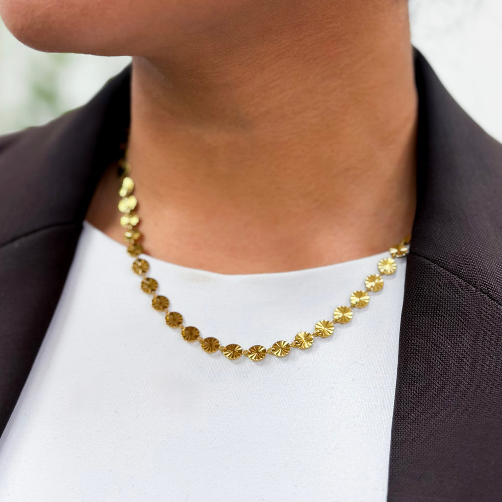Solstice Disc Necklace