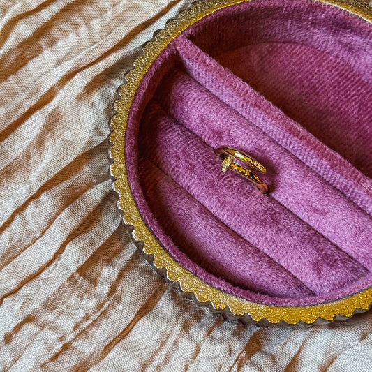 Crystal Nail Wrap Ring