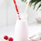Bows and Stripes Reusable Straws