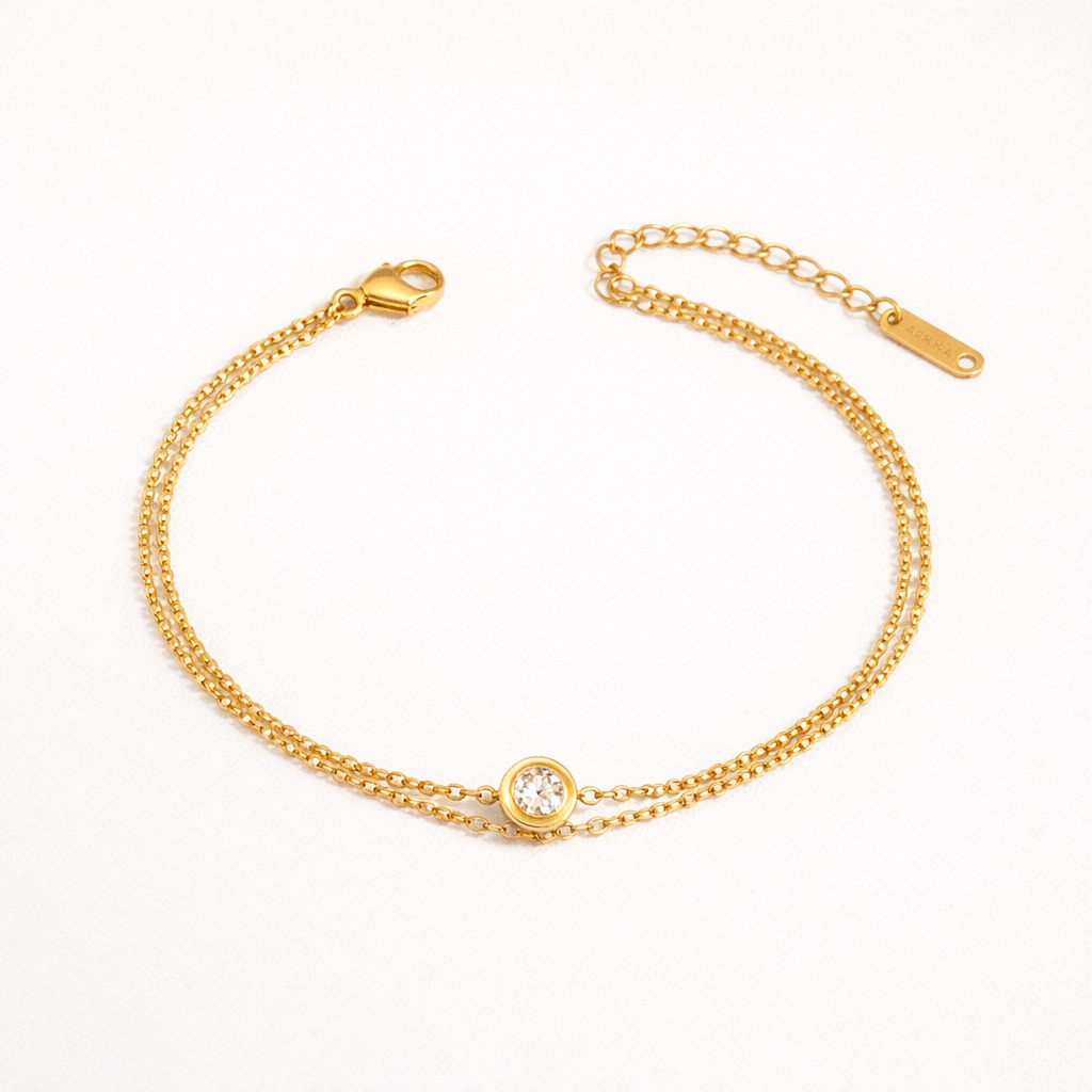 The Luma Double Chain Bracelet